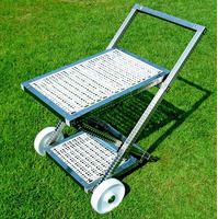 Carrello Portavivanda in Acciaio Inox con Piano in PVC