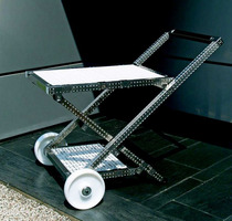 Carrello Portavivanda in Acciaio Inox con Piano in PVC - 2