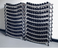 Cantina per Vini in Acciaio Inox e Legno Modulabile Impilabile Livello Aggiuntivo - 2