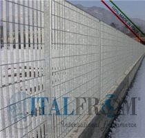 Pannello Recinzione Modulare in Grigliato Zincato a Caldo Classic- Maglia:mm69X132 - Misura:mm1992x 