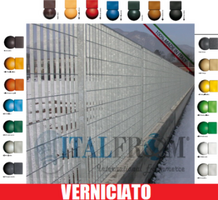 Pannello Recinzione Modulare in Grigliato Zincato Verniciato Classic- Maglia:mm69X132 - Misura:mm199