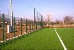 12,5 mt-ROTOLO RETE METALLICA ZINCATA PLASTIFICATA 'MAGLIA SCIOLTA'-TIPO EXTRA-PESANTE SPORT UNI EN  - 2