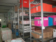 z MODULO CONTINUATIVO- scaffalatura da magazzino zincata H 300 cm , L 120 cm , PROF.60 cm , con 5 ri - 3