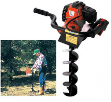 TRIVELLA A MOTORE-MOTOTRIVELLA J-SKY 49CC. 100MM.JT-WA44F-5- PER POSA RECINZIONE IN RETE METALLICA - 2