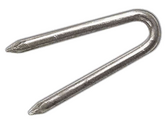 Confezione 5 kg Cambrette Zincate- Chiodi Ricurvi ad U