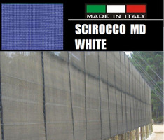 RETE/TELO DI PROTEZIONE ANTIGRANDINE  SCIROCCO MD WHITE(6/6) -FORO:1,39X1,72mm - BIANCO TRASPARENTE-