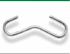 GANCIO ROVESCIO 'SICILIA' IN ACCIAIO ZINCATO PER UNIONE CIMOSE LATERALI  RETE  ANTIGRANDINE