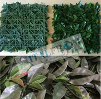 Siepe Finta Artificiale Formato Piastrella cm 50x50 con Foglie di Photinia Sintetica