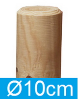 Pali in Legno di Pino Nordico Senza Punta Torniti Impregnati- Trattati Classe III - Diametro: 10cm -