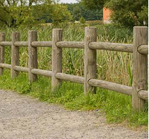 Pali in Legno di Pino Nordico Torniti Impregnati con 2 Fori- Trattati Classe III - Diametro: 12cm -  - 2