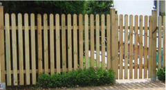 Cancelletto in Legno di Pino con Doghe per Steccato - Dimensioni: L 100cm x H 80cm - 2