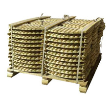 Bordura Steccato Vampiro per Aiuole Giardino in Legno di Pino- cm 55 X 26/40h - 2