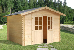 Casetta da Giardino in Legno d'Abete Nordico(28mm) - 295X295cm - Pavimento Escluso - ITALFROM01