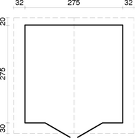 Casetta da Giardino in Legno d'Abete Nordico(28mm) - 295X295cm - Pavimento Escluso - ITALFROM01 - 3