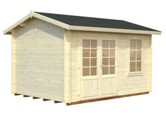 Casetta da Giardino in Legno d' Abete Nordico(28mm) - cm 380X290cm - Pavimento Incluso - ITALFROM05 - 3