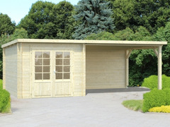 Casetta da Giardino in Legno d' Abete Nordico(28mm) - cm 610X320cm -Pavimento Escluso- Italfrom10