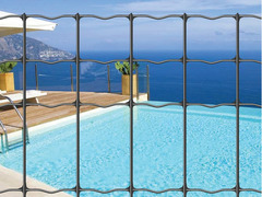 25mt- Rotolo Rete Metallica Zincata Plastificata Antracite Elettrosaldata - Maglia: mm50x100 - H 120 - 3