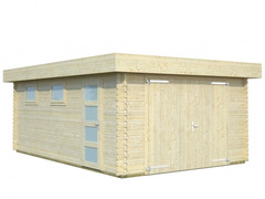 Garage in Legno d' Abete Nordico(44mm) - cm 380x570 cm - ITALFROM30 - 3