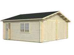 Garage in Legno d' Abete Nordico(44mm) - cm 595x530 cm - ITALFROM36 - 3