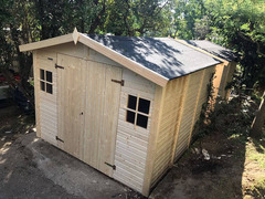 Casetta da Giardino in Legno d' Abete Nordico(16mm) - cm 273X280 - Pavimento Incluso - ITALFROM38 - 5