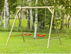 Altalena da Giardino per Bambini in Legno d' Abete Nordico - Italfrombaby05 - 2