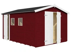 Casetta da Giardino in Legno d' Abete Nordico(16mm) - 273x370 cm - 10,0 m² - Pavimento Incluso -ITAL - 3