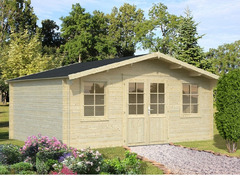 Casetta da Giardino in Legno d' Abete Nordico(28mm) - cm504x380 cm -Pavimento Escluso -Italfrom41