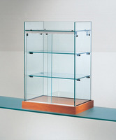 BANCO VENDITA VETRINA L40xP27xH60 cm CRISTALLI TEMPERATI ANTE BATTENTI art OF190F