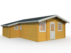 Chalet - Casa in Legno d' Abete Nordico(70mm) - cm 660X780 cm  - ITALFROM102 - 5