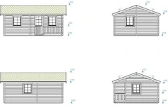Chalet - Casa in Legno d' Abete Nordico(70mm) - cm 620x470 cm - ITALFROM106 - 3