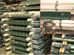 Recinzione Completa Eco 25mt  Lineari Rete Metallica Zincata (Rete h200 cm) (Maglia:mm50X75) con Pal - 3