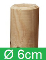 Pali in Legno di Pino Nordico Senza Punta Diametro: 6cm H 100 cm