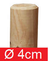 Pali in Legno di Pino Nordico Senza Punta Torniti Impregnati Diametro: 4cm H 100cm