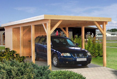 Tettoia - Carport in Legno Lamellare d' Abete Nordico - cm 360x762 cm - ITALFROM53 - 4