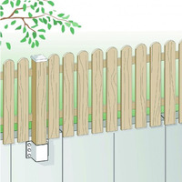 Staffa Supporto Zincato a Tassellare per Palo in Legno 71 x 71 mm - 3