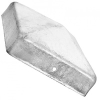 Copripalo  Zincato a Caldo per Palo Quadro in Legno - 91 x 91 mm - 3