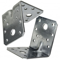 Angolare per Giuntura per Pali in Legno Quadro - Dimensioni 105x105x90 mm - 2