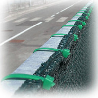 FASCETTE STRINGENTI NYLON PLASTICA BIANCA 2,5x98 mm - 100 Pz - 2