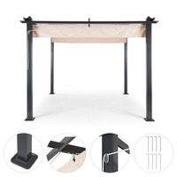 Pergola  da Giardino in Alluminio - cm 290X290cm - ITALFROMGIARD102 - 2