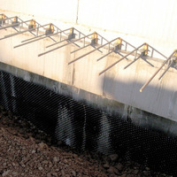 Membrana Bugnata Impermeabilizzante in Polietilene ad Alta Densità H 2x10 m - Italfrom - 4