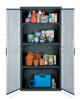 Armadio a 2 Ante con 3 Ripiani Regolabili cm 68x37,5x163,5H - 4