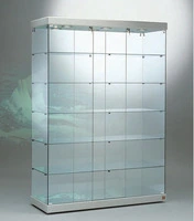 Vetrina 6  Faretti Led 4000°K  - 143x53x200h - Cristalli Temperati Made in Italy