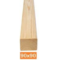 Morali Impregnati in Legno di Pino Nordico Impregnate- Trattati Classe III - 90x90 - H200cm