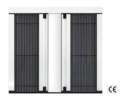 Zanzariera Plissettata Apertura Centrale Sincronizzata Colori Standard su Misura ITALFROM® Sincropli