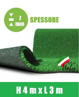 Prato Sintetico Artificiale ITALFROM® - Misure: H4,00 X 3 m - Spessore:7 mm