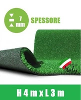 Prato Sintetico Artificiale ITALFROM® - Misure: H4,00 X 3 m - Spessore:7 mm