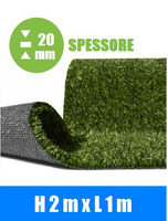Prato Sintetico Artificiale ITALFROM® - Misure: H2,00 X 1 m - Spessore:20 mm