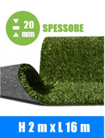 Prato Sintetico Artificiale ITALFROM® - Misure: H2,00 X16 m - Spessore:20 mm