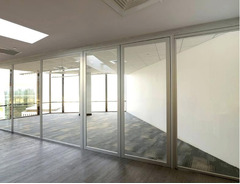 Modulo Parete Divisoria in Alluminio e Vetro Opale - H2550xL1000 mm - ITALFROM® - 2