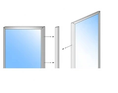 Angolare in Alluminio per Parete Divisorie - H2550 - ITALFROM®